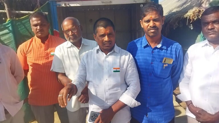 BJP mandal president Nagesh expressed his anger on Avula Rajireddy