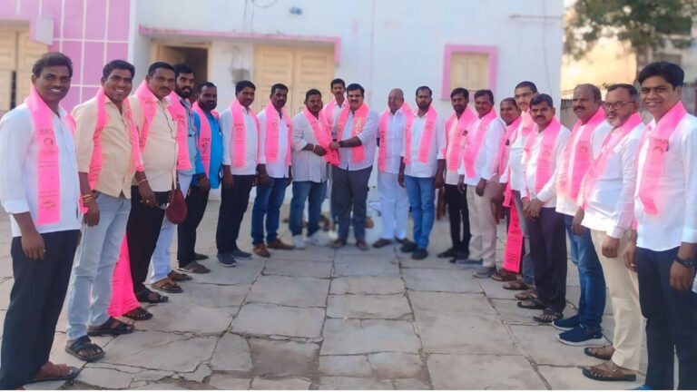 Backlash in the home village of State Mark Paid Director Jaganmohan Reddy is a massive influx from the Congress party into the BRS party.