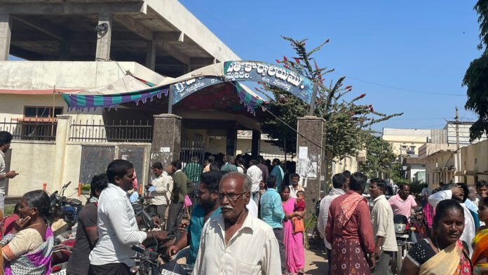 Tension in Gummadila Bonthapalli Gram Sabha