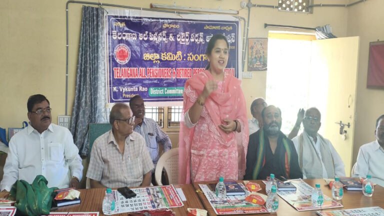 Will work to solve the problems of senior citizens: Corporator Sindhu Adarsh Reddy