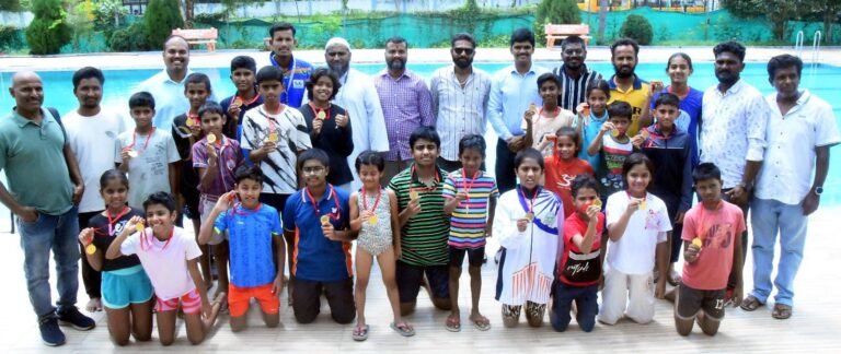 డి ఎస్ ఏ స్విమ్మింగ్ పూల్ లో ఈతల పోటీలు, రాష్ట్రస్థాయి పోటీలకు ఎంపికైన జిల్లా స్విమ్మర్స్